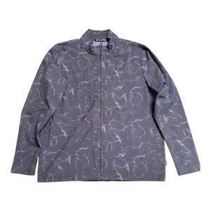 Travis Mathew Verge Full Zip Jacket in the blue tie-dye colorway Size Large